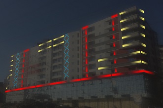El Safwa Building - Multi-use Building - Facade Lighting - Conceptual Design & Customized Fixtures